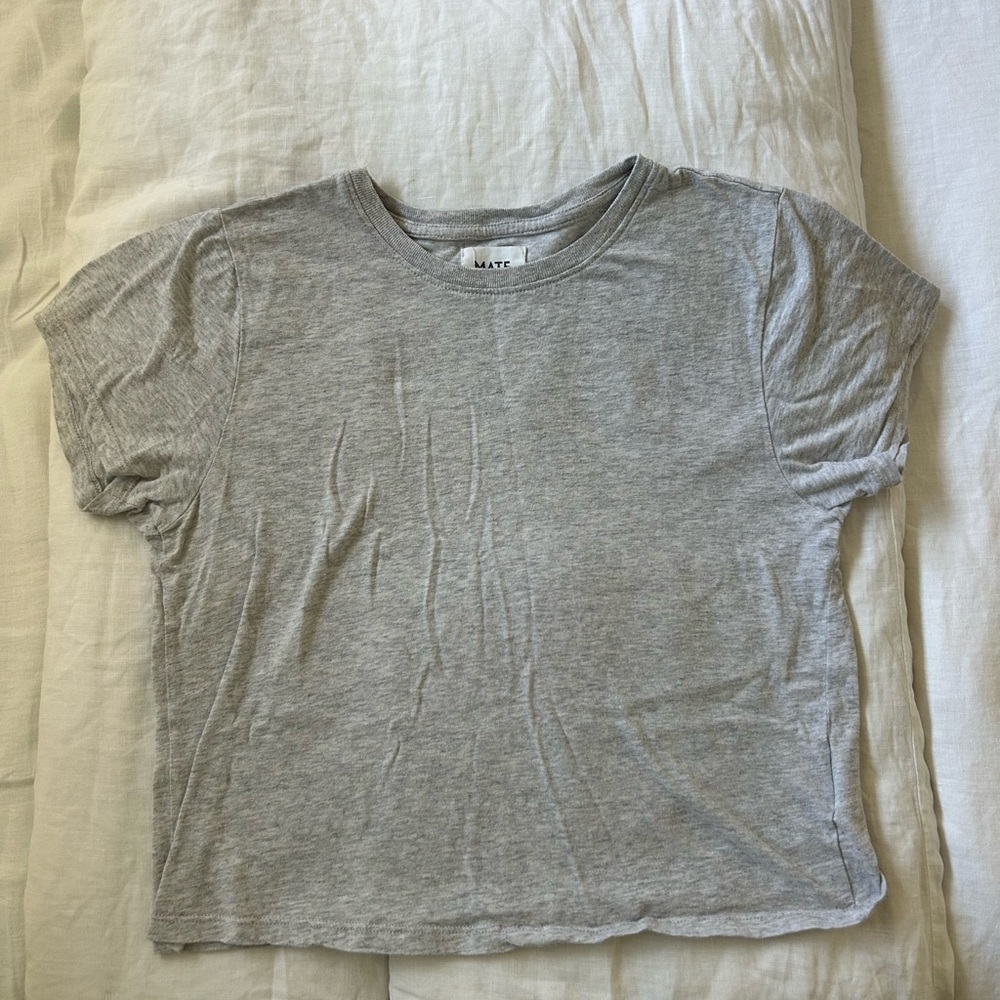 MATE the Label Gray Short Sleeve Tee